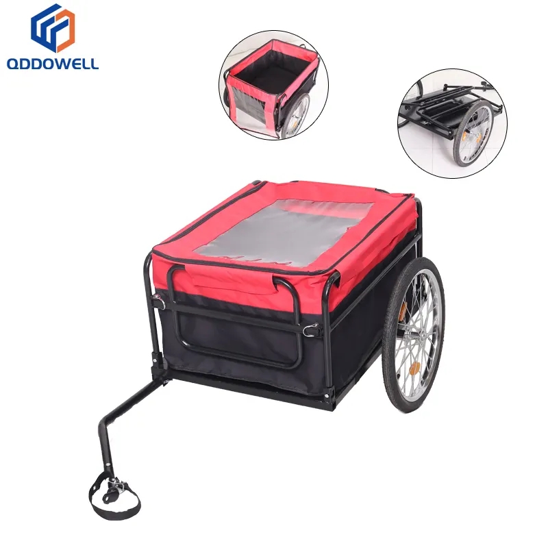 Bike Cargo Trailer Large Cargo Carrier For Kids or Animals (Accessories Shown)